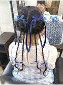 【量産型】あみあみリボン☆ツインお団子