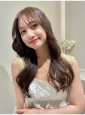 透明感カラーとゆるっと巻きロングヘア♪