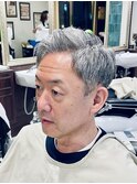 【50代 男性】ロンドン七三ツーブロック（大宮/バーバー）