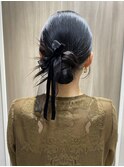 【カチモリシニヨン】　金山/名古屋/東別院/ヘアアレンジ