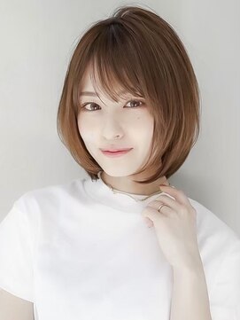 ギークス(GEEKS) 【GEEKS渋谷】小顔レイヤーボブ/ボブウルフ/ブリーチなし/冬ヘア