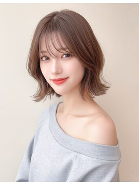 ルエ(rue) 大人ショートボブ×ナチュラルボブ×前髪あり20代30代40代50代*