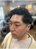 ナチュラルツーブロックで好印象スタイル