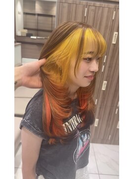 暖色系のグラデーションカラー