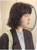 レイヤーボブ/ボブパーマ/癖毛風パーマ