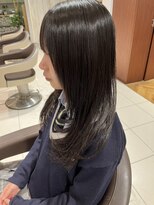 アース 武蔵境店(HAIR & MAKE EARTH) 韓国風レイヤースタイルで自然にまとまる縮毛矯正