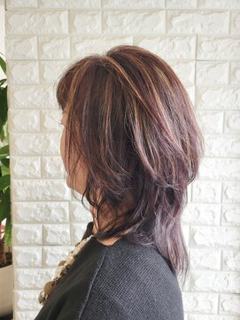 松本平太郎美容室 吉祥寺パートファイブ(PART5) 40代50代60代×ウルフ×イノアカラー×ハイライト