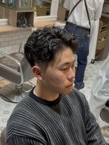 グルーマーズトウキョウ(GROOMER/S TOKYO) men's/メンズ/リバースセンターパート/サーフカール/神保町/眉毛