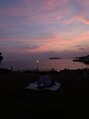 松本平太郎美容室 銀座パートツー(PART2)&nbsp;逗子から見る夕日がお気に入り♪