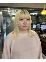 ギフトサニーサイド(gift sunny side)&nbsp;姫カットからイメチェン＊顔まわりレイヤー