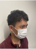 無造作ピンパーマ