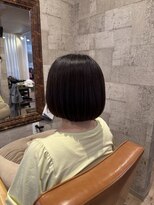 ヘアサロン アプリ(hair salon APPLI) つやつや切りっぱなしボブ!