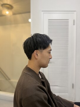 メンズカット バイ ソイクフ(メンズカット by SOY-KUFU) フェザーショートツーブロックメンズマッシュ/東伏見/田無