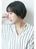 《melt》小顔効果UP◎丸顔黒髪・暗髪＋コンパクトショートstyle