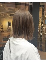 ネウィ 京橋(newi)&nbsp;【uta*_girls】ｙｏｋｏ　切りっぱなし　ミルクティーベージュ