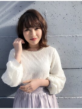 アローラ 三軒茶屋(Allora) 切りっぱなし×外ハネフレンチボブ