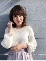 アローラ 三軒茶屋(Allora) 切りっぱなし×外ハネフレンチボブ