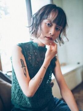 ディバイン ティエドゥール お花茶屋(divine tiedeur) 艶っぽインナーカラー