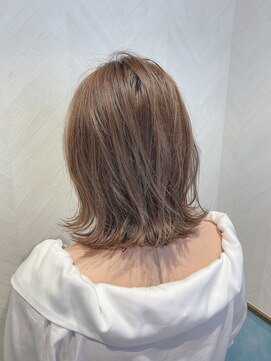 ロンド ストラーダ 心斎橋(Lond strada) ショート×ハイライト白髪ぼかし×シルキーベージュ[心斎橋]