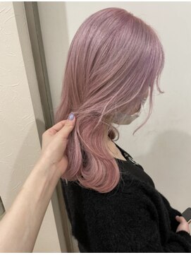 ジーナ 渋谷駅前(Zina) 【Zina渋谷】＊顔まわりレイヤー＊ラベンダー