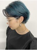 ターコイズ/ダークフレーミング