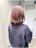 【ブリーチなし】ピンクブラウン★