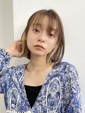 サンク 原宿 表参道(cinq) インナーカラーハイライトブリーチイルミナカラーダブルカラー