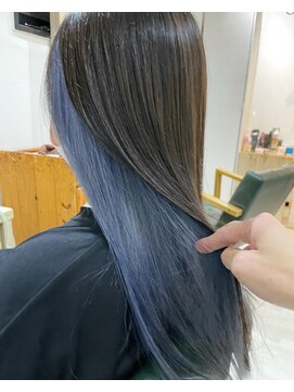 アクト(ACT) クリアブルー　インナーカラー　イヤリングカラー