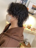 波巻きウルフパーマ