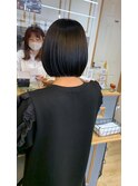 美髪縮毛矯正で作る大人ボブ♪