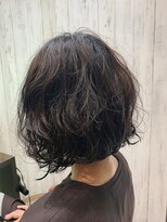アース 三田南ウッディタウン店(HAIR&MAKE EARTH) ミディアムパーマ