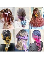 ヘアセット、ヘアアレンジ