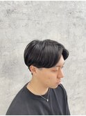 韓国風毛流れセンターパート
