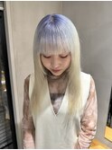 〈ルーツデザイン white×lavender〉