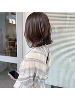 ミント(mint) くびれボブ/外ハネボブ/切りっぱなしボブ/ボブ/グレージュ