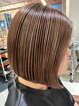 オンカラー(ON.COLOR) 大人ハイライトグレージュボブ