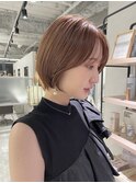美人ショート20代30代大人可愛い薄めバング