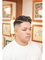 バーバーショップ ダリー(BARBERSHOP DALIE) 七三分けサイドパートメンズパーマ