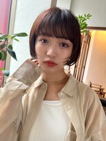 アンバー 池袋(amber)&nbsp;切りっぱなしボブ/ダブルカラー/髪質改善[池袋駅]