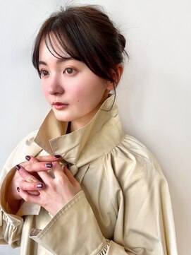 ラフ フロム ガーデン(Laf from GARDEN) 顔まわり/おくれ毛/ピンクブラウン/美髪のススメ/くびれ/韓国風