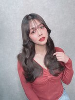 アンプル 天神店&nbsp;艶髪　透明感カラー　グレージュ　アッシュカラー　ロング