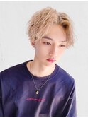 10代20代30代モテ髪アップバングハイトーンマッシュメンズ
