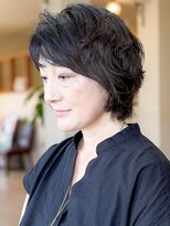 サロンドアンジェ&nbsp;〈50代大人女性〉お手入れ簡単♪やわらかパーマスタイル☆