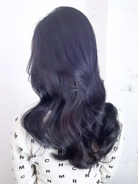 アイティー バイ アルバム 浦和店(IT by ALBUM) 透明感カラーネビージュ黒髪秋色ウルフレイヤーロング_ba492771