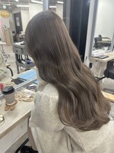ガーランドウメダ(Garland umeda) 小顔前髪メルティカラーフェミニンロング似合わせカット