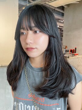 アイティー バイ アルバム 中野店(IT by ALBUM) 似合わせカットフェミニンロングメルティカラー_ba480581