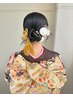 成人式前撮り後撮り着付け＋ヘアセット＋メイク ￥22000