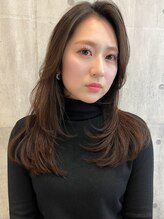 シック 浦和(CHIC) 姫カットレイヤーミディアムレイヤーアプリコットオレンジ　B