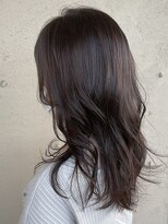 ピケ(pique)&nbsp;アッシュ系艶カラー/暗髪/透明感/グレージュアッシュ/20代30代