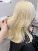 抜きっぱなしブリーチ / ブロンドヘア